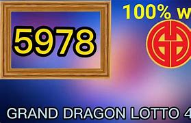 Prediksi Grand Dragon Lotto Hari Ini 4D Rivai